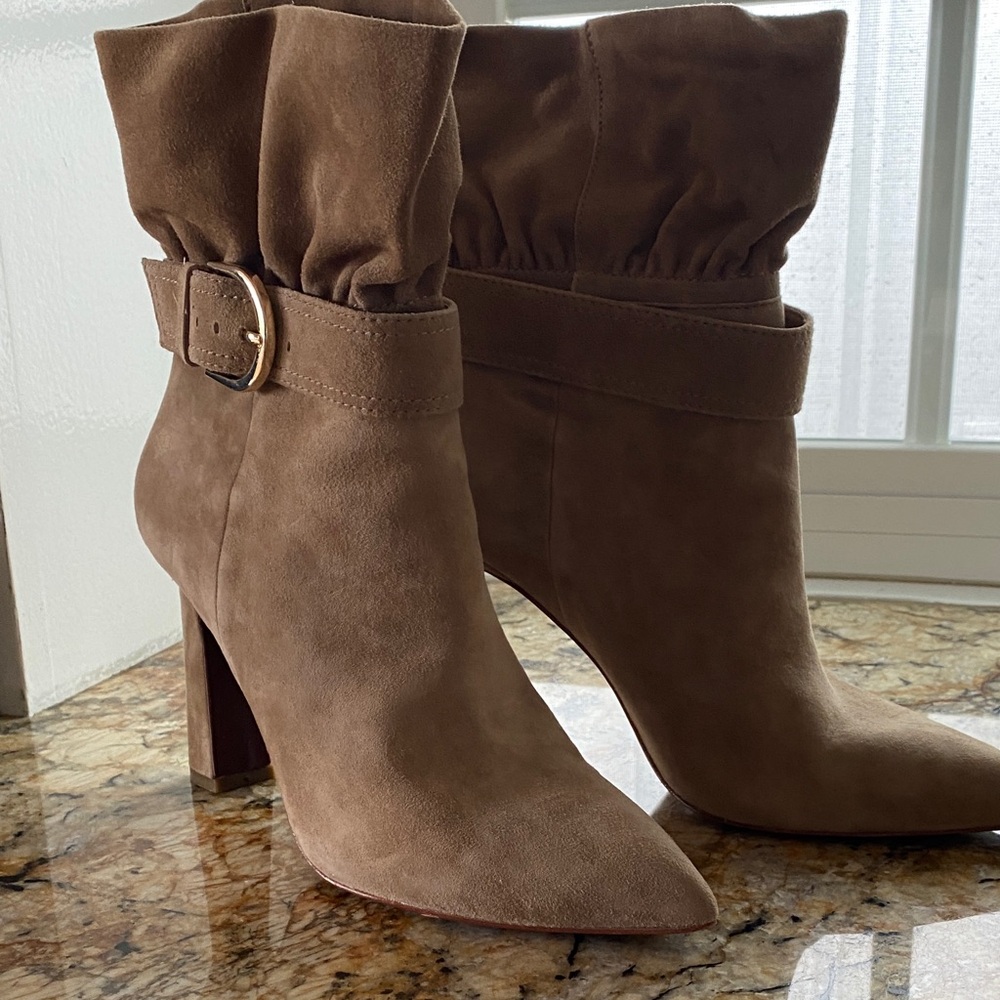 Brown Suede Women's Boots